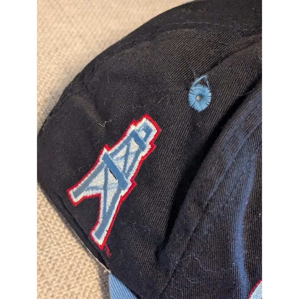 Vintage Houston Oilers NFL Snapback Cap Hat - #1 Apparel Made In‎ USA RARE